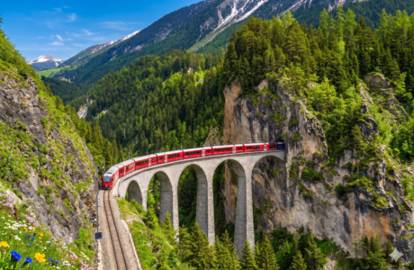 Szwajcaria z przejazdem pociągiem Bernina Express